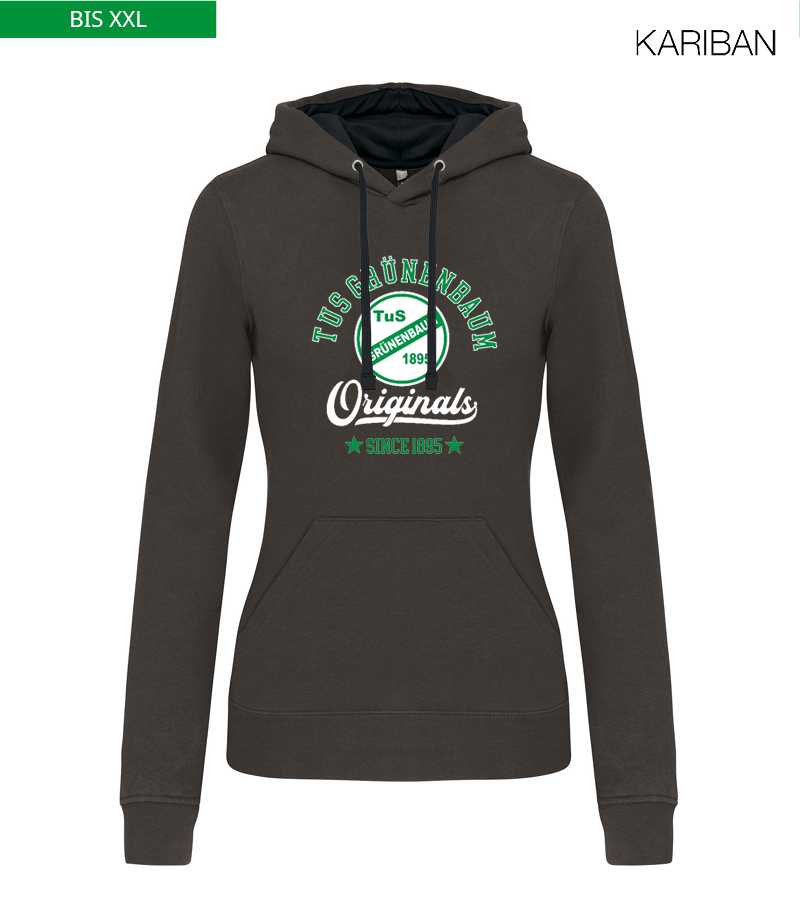 Kariban Damen Hoodie Dark Grey Black "Jacob"